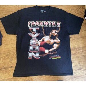 Iron Mike Tyson Boxing Mens Tap T Shirt Size XL
